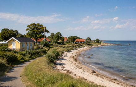 Ferienhäuser mit Pool in Falster