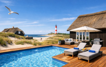 Ferienhäuser mit Pool in Rømø