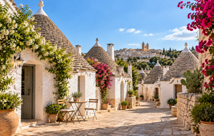 Ferienhäuser mit Pool in Alberobello