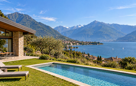 Ferienhäuser mit Pool in Colico