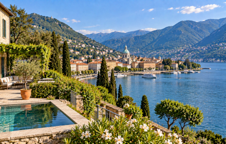 Ferienhäuser mit Pool in Como