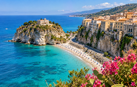 Ferienhäuser mit Pool in Tropea