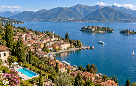 Ferienhäuser mit Pool in Stresa