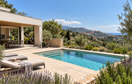 Ferienhäuser mit Pool in Imperia