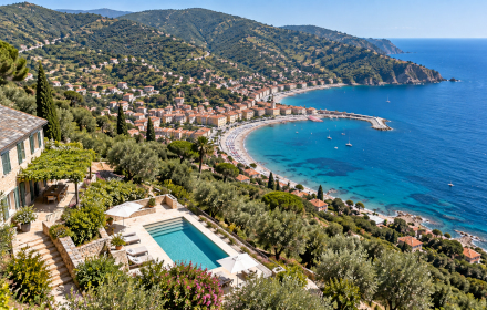 Ferienhäuser mit Pool in Levanto