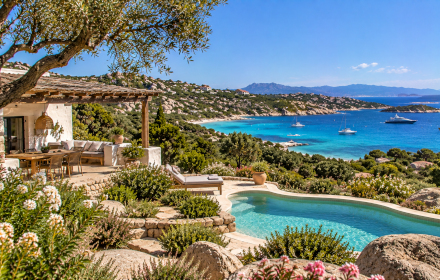 Ferienhäuser mit Pool in Costa Smeralda