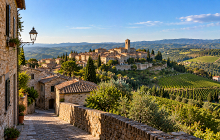 Ferienhäuser mit Pool in Radda in Chianti
