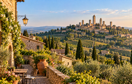 Ferienhäuser mit Pool in San Gimignano