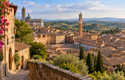 Ferienhäuser mit Pool in Siena