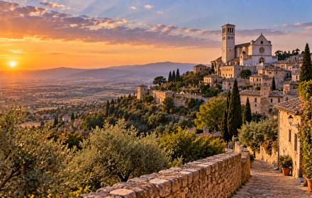 Ferienhäuser mit Pool in Assisi
