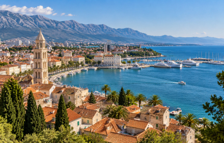 Ferienhäuser mit Pool in Region Split