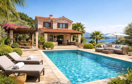 Ferienhäuser mit Pool in Kroatien