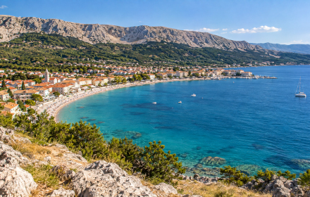 Ferienhäuser mit Pool in Baška