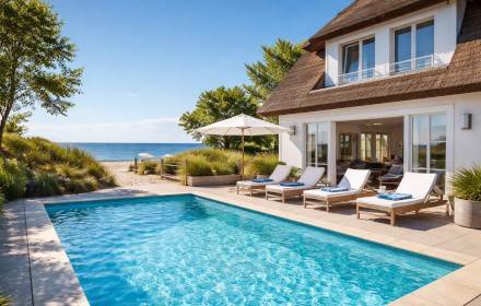 Ferienhäuser mit Pool in Ostsee