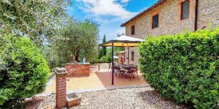 Voll ausgestattetes Ferienhaus mit Pool, Garten und Grill 