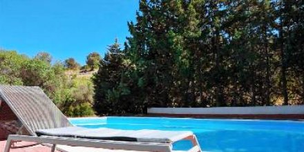 Ferienhaus mit Garten, privatem Pool und Grill 