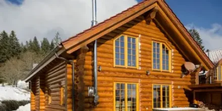 Ferienhaus mit Garten, Terrasse und Sauna 