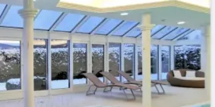 Apartment mit Sauna, Garten und Whirlpool 