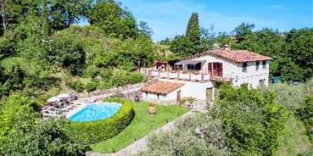 Voll ausgestattete Villa mit Whirlpool, Garten und privatem Pool 
