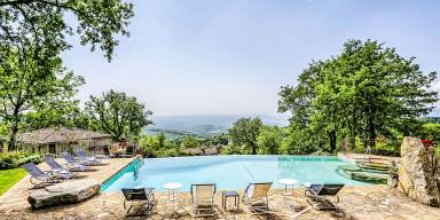 Ferienhaus mit privatem Pool, Terrasse und Grill 