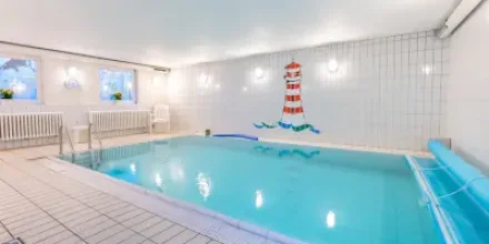 Apartment mit Sauna, Terrasse und Pool
