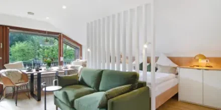Einzimmerapartment "Schönwald-Nest" mit Waldblick, Pool, Balkon und Wi-Fi