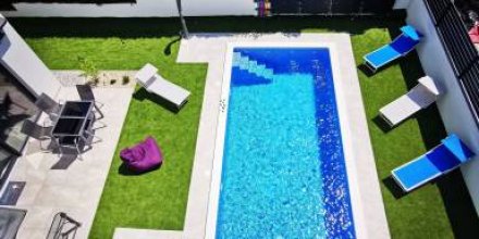 Tolles Apartment mit Grill, privatem Pool und Garten