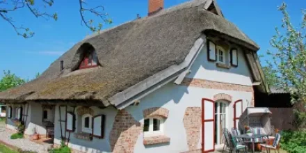 Ferienhaus Sonnenwinkel unterm Reetdach mit Sauna und Kamin