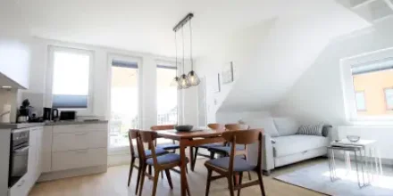 Apartment mit Garten, Pool und Sauna 