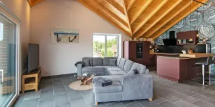 5 Sterne Ferienhaus Arngast mit Pool, Sauna und Fitnessraum