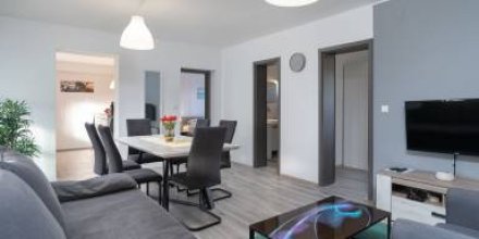Ferienhaus mit Grill, Garten und Terrasse 